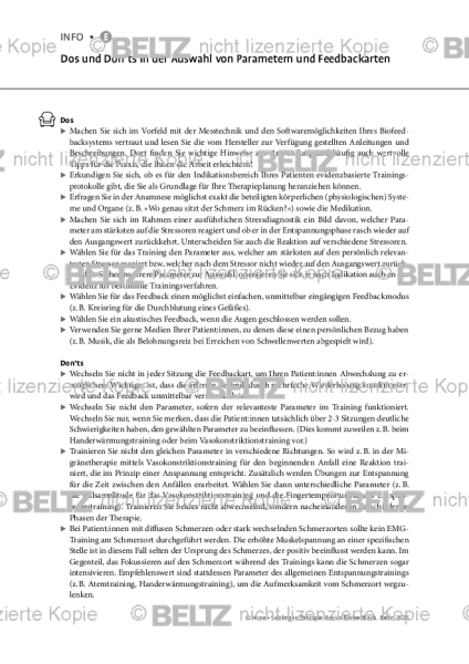 Biofeedback: Dos und Don’ts in der Auswahl von Parametern und Feedbackarten
