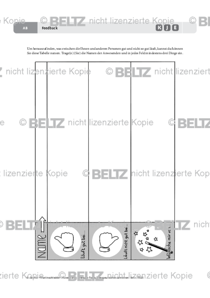 Therapeutisches Schreiben: Feedback