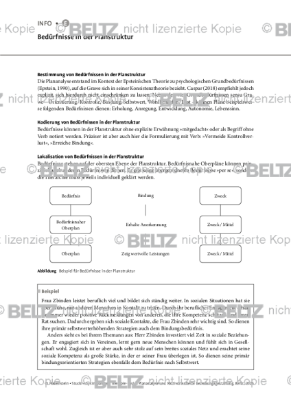 Plananalyse: Bedürfnisse in der Planstruktur