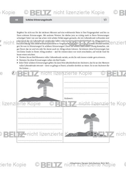 Resilienz: Schöne Erinnerungsinseln