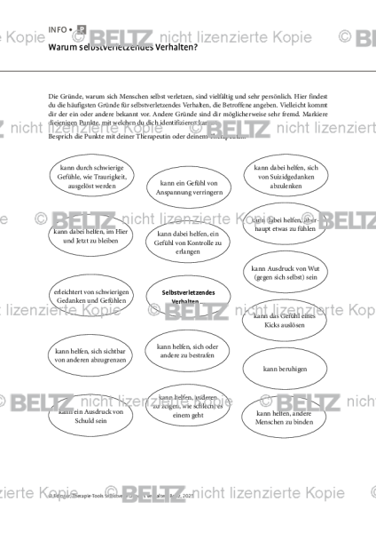 Selbstverletzendes Verhalten: Warum selbstverletzendes Verhalten?