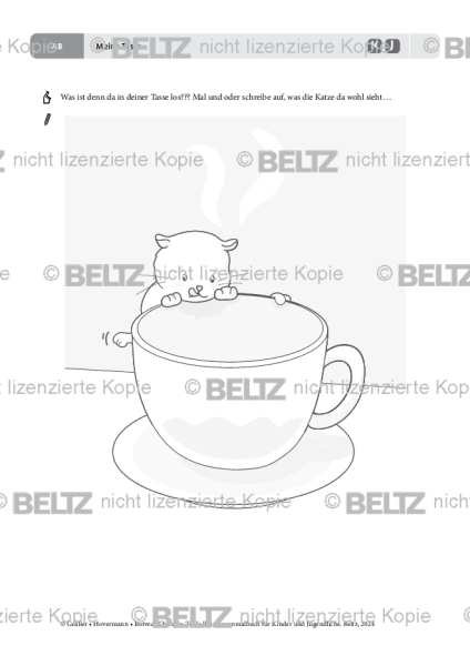 Ressourcenmalbuch: Meine Tasse