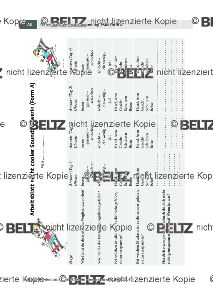 Anti-Stress-Training: Selbstbeobachtung Entspannung – PMR (Form A)