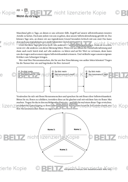 Selbstbewusstsein: Wenn du es sagst