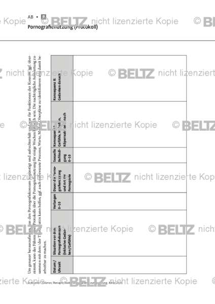 Pornografienutzungsstörung: Pornografienutzung (Protokoll)