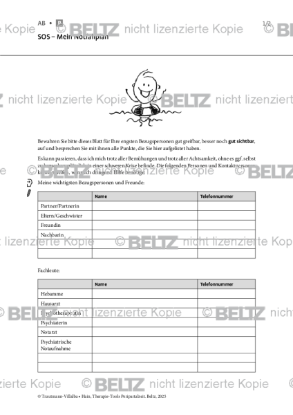 Peripartalzeit: SOS – Mein Notfallplan