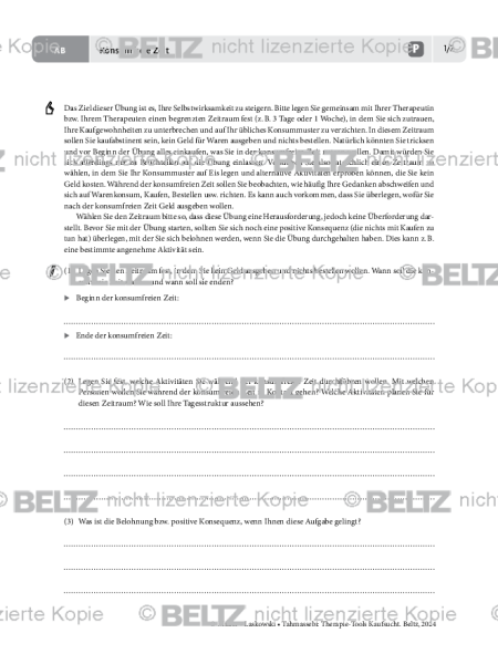 Kaufsucht: Konsumfreie Zeit