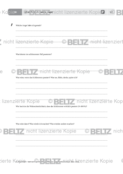 Psychoonkologie: Ich stelle mich meiner Angst