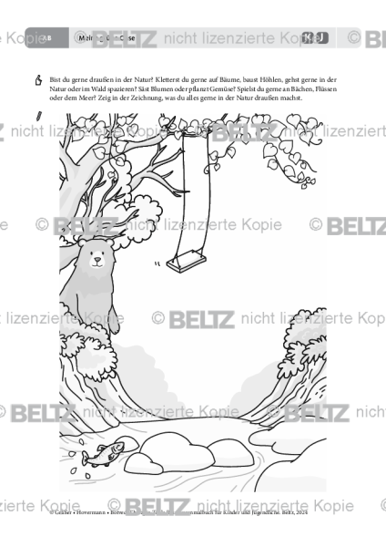 Ressourcenmalbuch: Meine grüne Oase