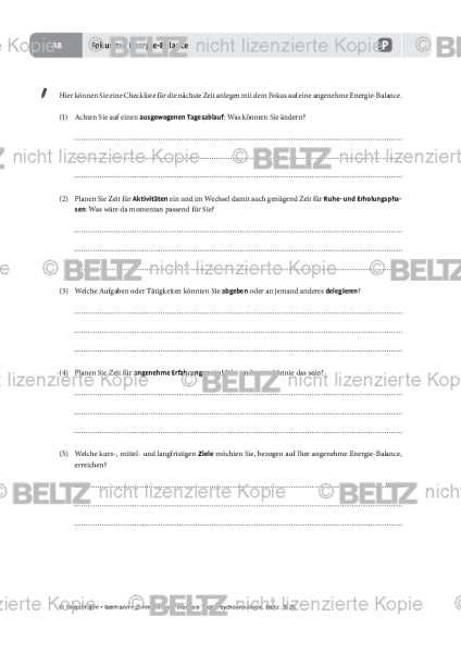 Psychoonkologie: Fokus auf Energie-Balance