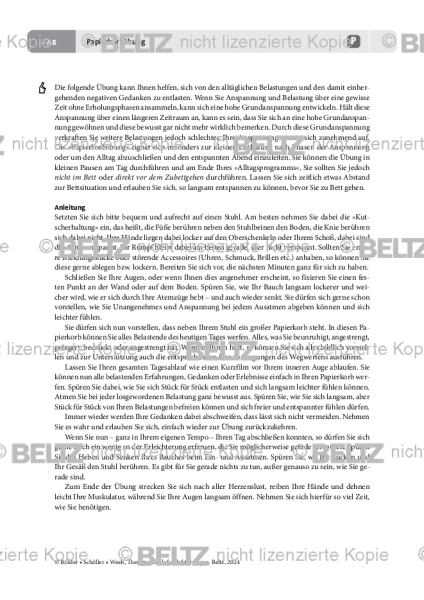 Schlafstörungen: Papierkorbübung