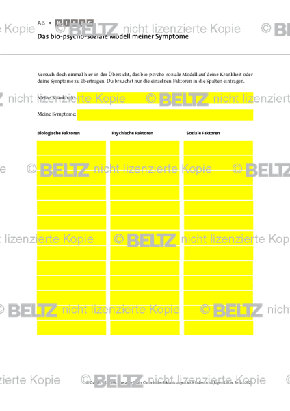 Chronische Erkrankungen: Das bio-psycho-soziale Modell meiner Symptome