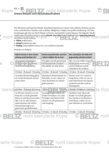 Peripartalzeit: Unsere Rituale – Eine Bestandsaufnahme