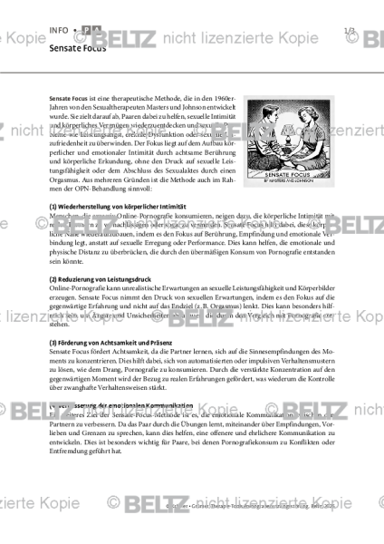 Pornografienutzungsstörung: Sensate Focus