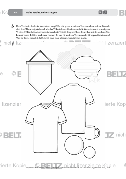 Ressourcenmalbuch: Meine Vereine und Gruppen