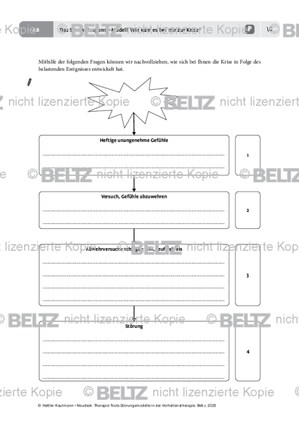 Störungsmodelle: Das Stress-Response-Modell: Wie kam es bei mir zur Krise?