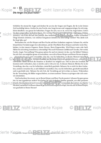ACT: Die Angst ins Jetzt holen