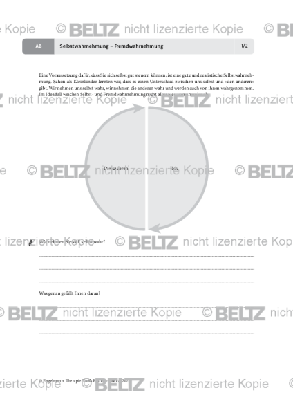 Resilienz: Selbstwahrnehmung – Fremdwahrnehmung