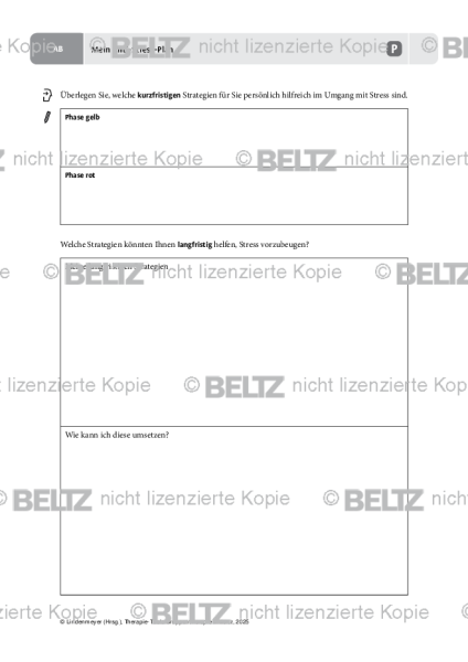 Gruppentherapie: Mein Anti-Stress-Plan