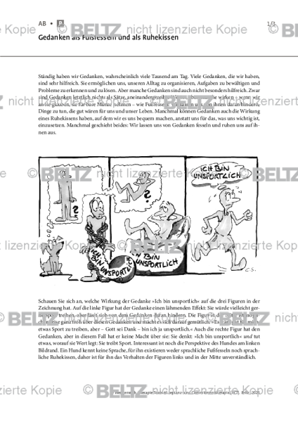 ACT: Gedanken als Fußfesseln und als Ruhekissen