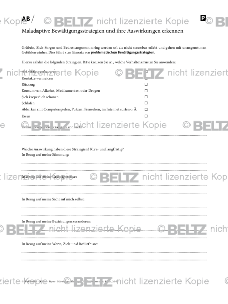 Depression: Maladaptive Bewältigungsstrategien und ihre Auswirkungen erkennen