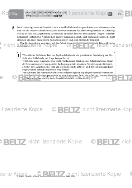 Schlafstörungen: Was Angst mit unserem Schlaf macht: Fortsetzung 1 der Bärenmetapher