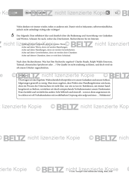 Sokratischer Dialog: Ansteckungsgefahr