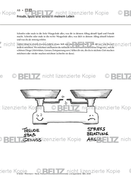 Depression: Freude, Spaß und Stress in meinem Leben
