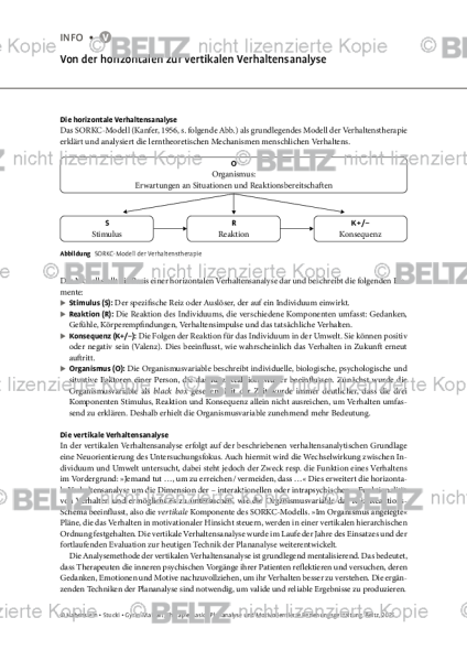 Plananalyse: Von der horizontalen zur vertikalen Verhaltensanalyse