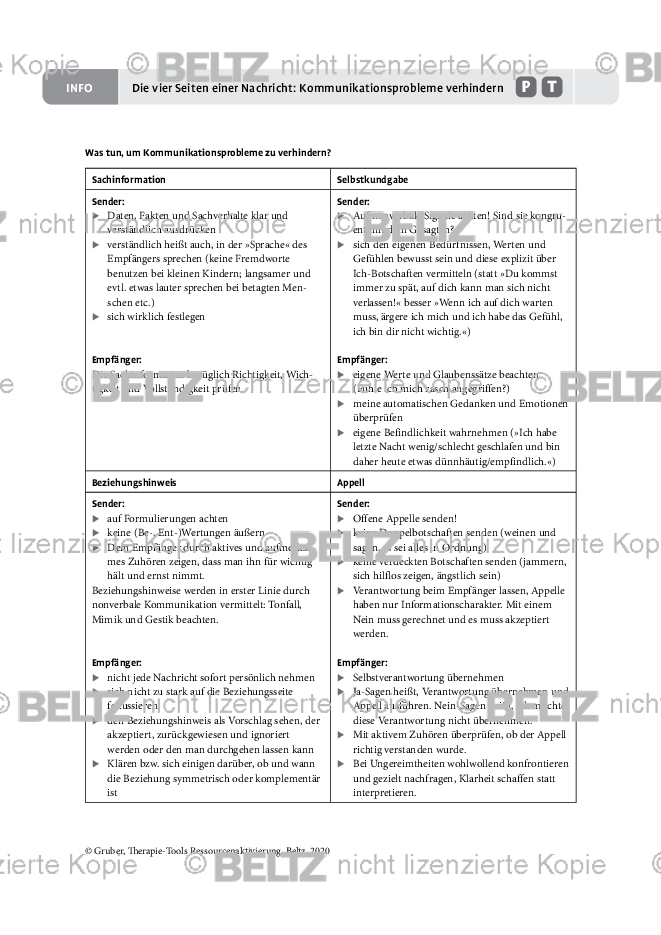 4 Seiten Einer Nachricht übungen Mit Lösungen Pdf Ressourcenaktivierung: Die vier Seiten einer Nachricht
