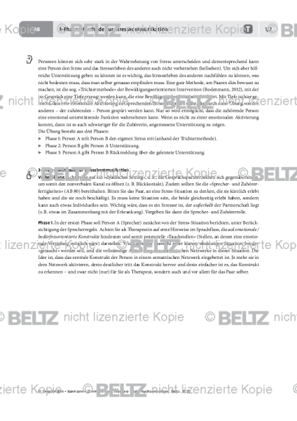 Psychoonkologie: 3-Phasen-Methode zur Stresskommunikation