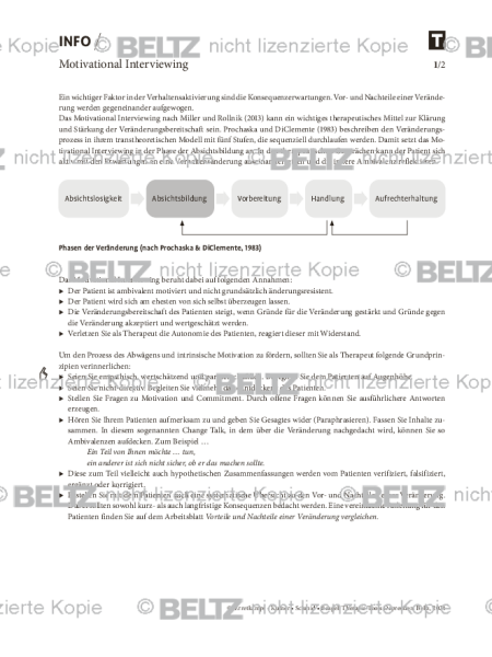 Depression und geistige Behinderung: Motivational Interviewing