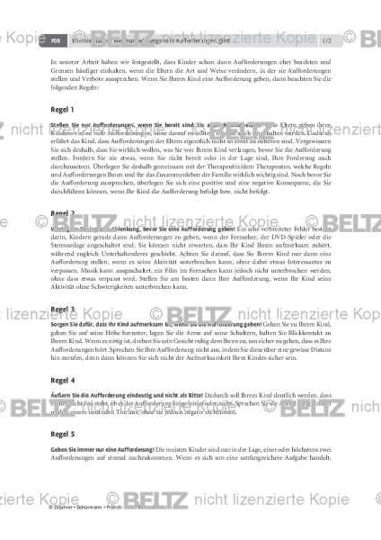 THOP: Elternleitfaden: Wie man wirkungsvolle Aufforderungen gibt!