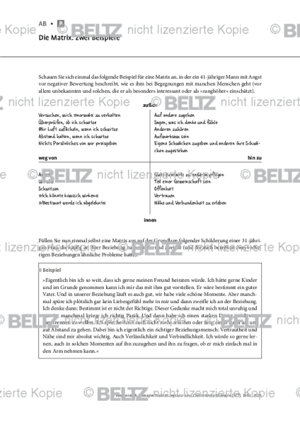 ACT: Die Matrix: zwei Beispiele