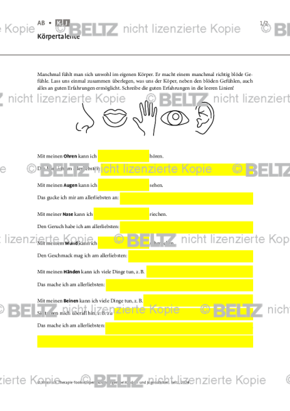 Körperbildstörungen bei Kindern und Jugendlichen: Körpertalente