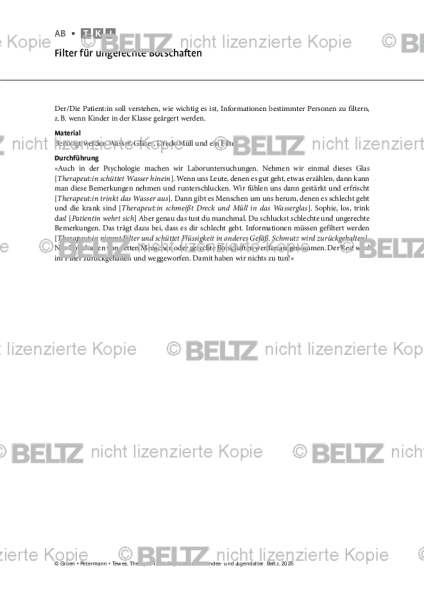 Depression: Filter für ungerechte Botschaften