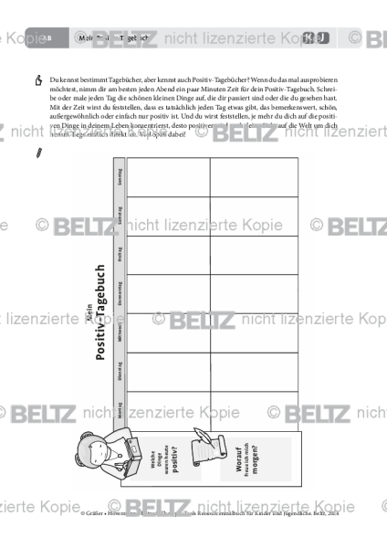 Ressourcenmalbuch: Mein Positiv-Tagebuch