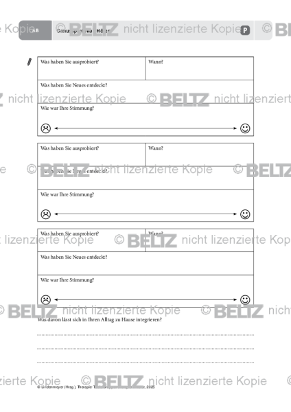 Gruppentherapie: Genussprotokoll Hören