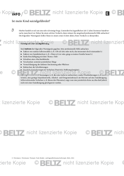 Kinder- und Jugendlichenpsychotherapie: Ist mein Kind suizidgefährdet?