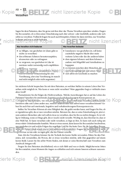 ACT: Verzeihen