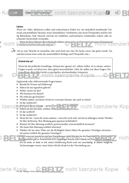 Sokratischer Dialog: Empirische Disputation