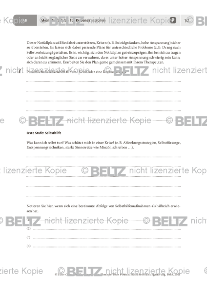 PTBS: Mein Notfallplan für Krisensituationen