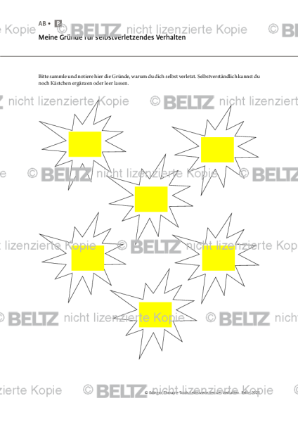 Selbstverletzendes Verhalten: Meine Gründe für selbstverletzendes Verhalten