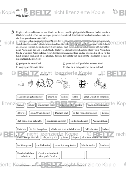 Selbstwert: Wie loben?