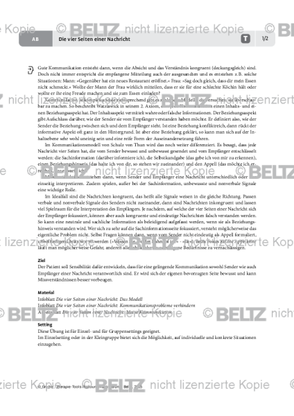 Ressourcenaktivierung: Die vier Seiten einer Nachricht