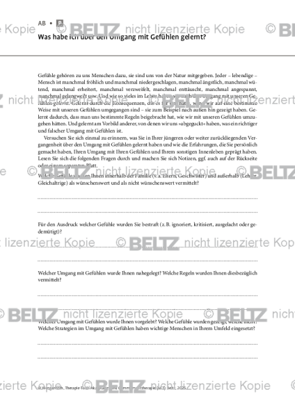 ACT: Was habe ich über den Umgang mit Gefühlen gelernt?