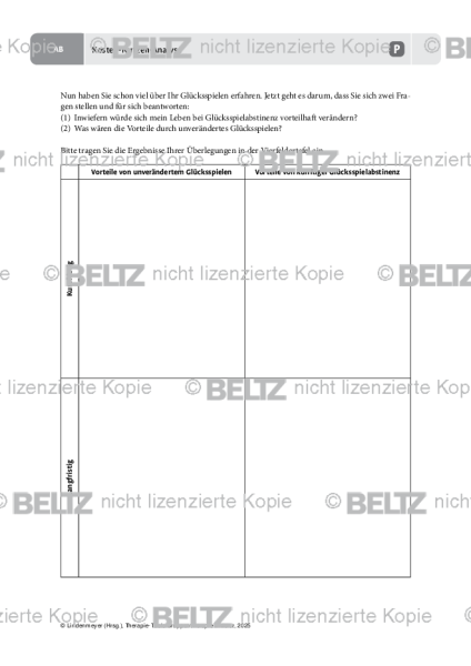 Gruppentherapie: Kosten-Nutzen-Analyse