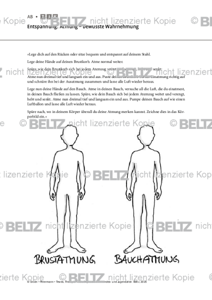Depression: Entspannung: Atmung – bewusste Wahrnehmung