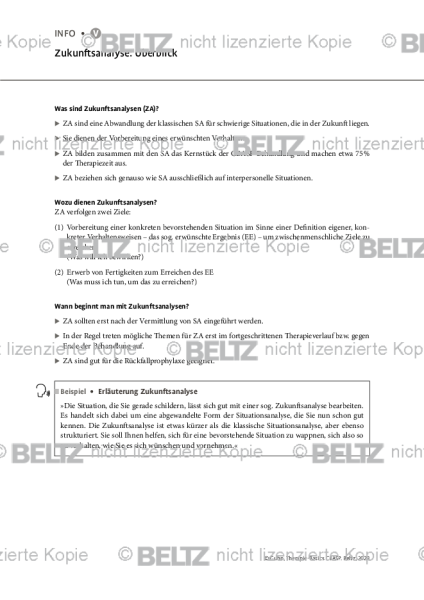 CBASP: Zukunftsanalyse: Überblick