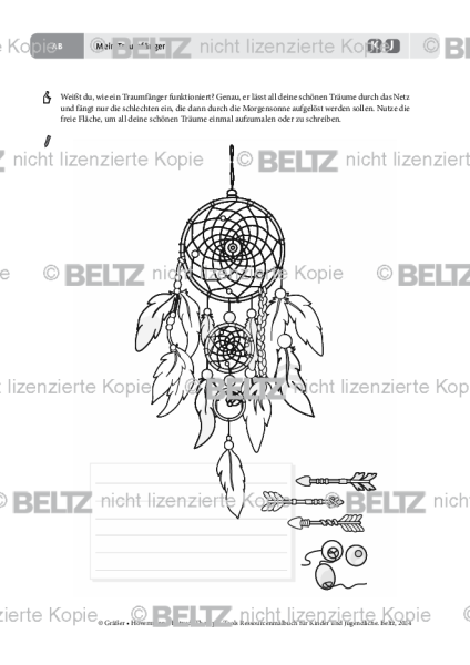 Ressourcenmalbuch: Mein Traumfänger